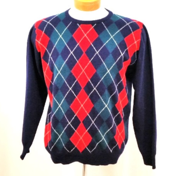 Pringle of Scotland Other - Pringle of Scotland Men's Argyle Sweater 100% Wool